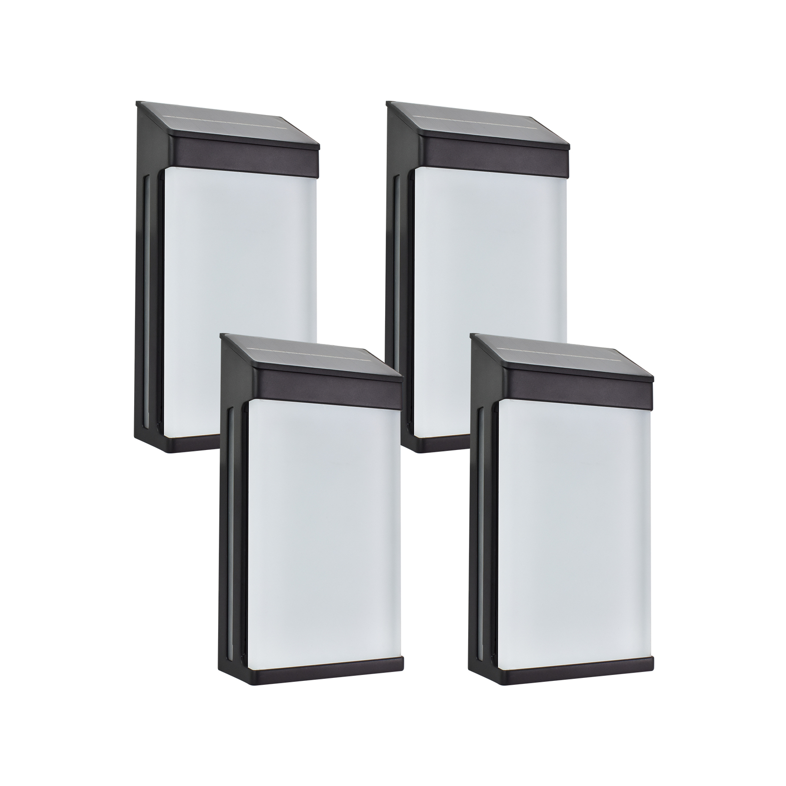 Luxzone Solar LED Wall Light - 4 Pack - Bunnings Australia