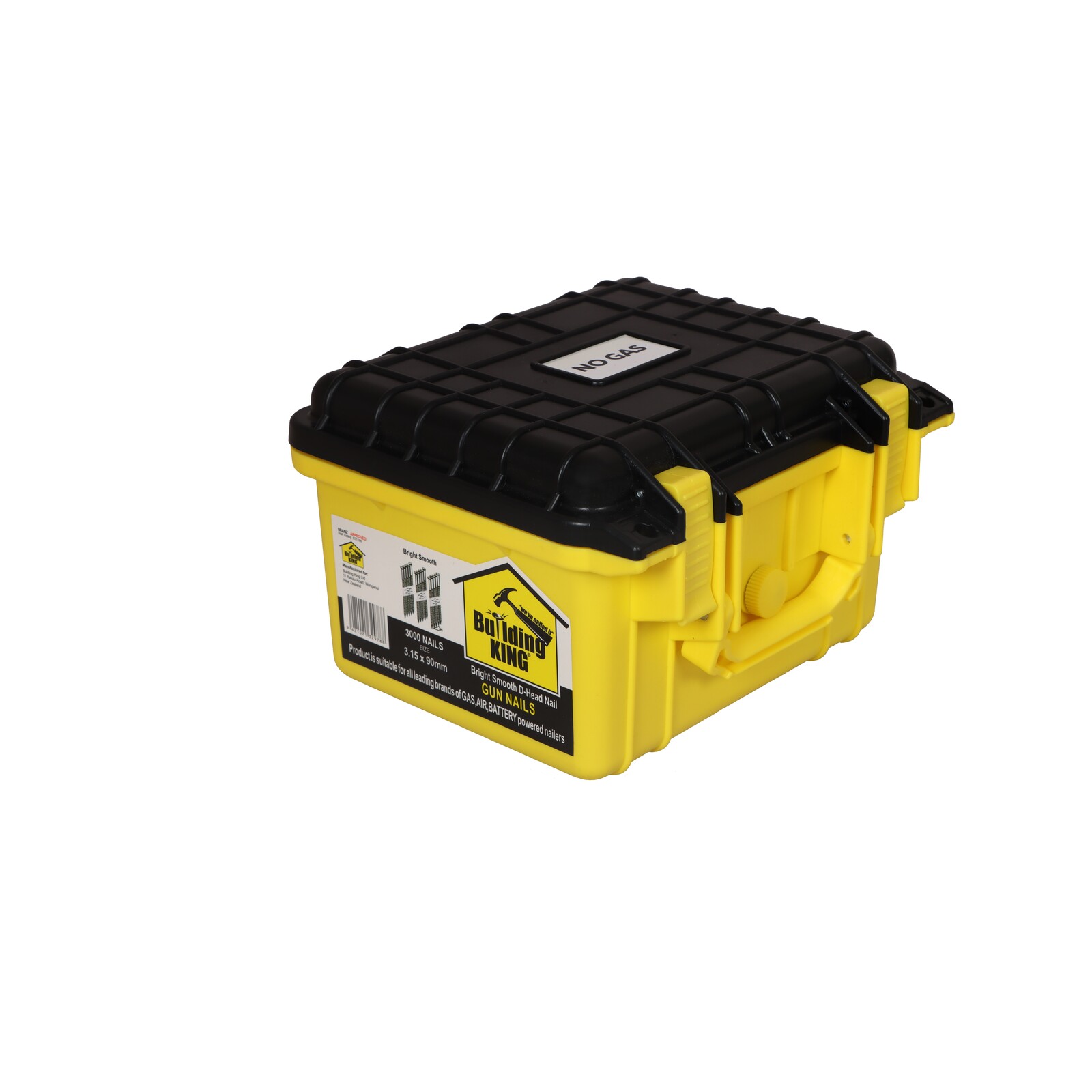 Collated Electroplated Bright Nails 90 x 3.15 D Head 3000 Pack