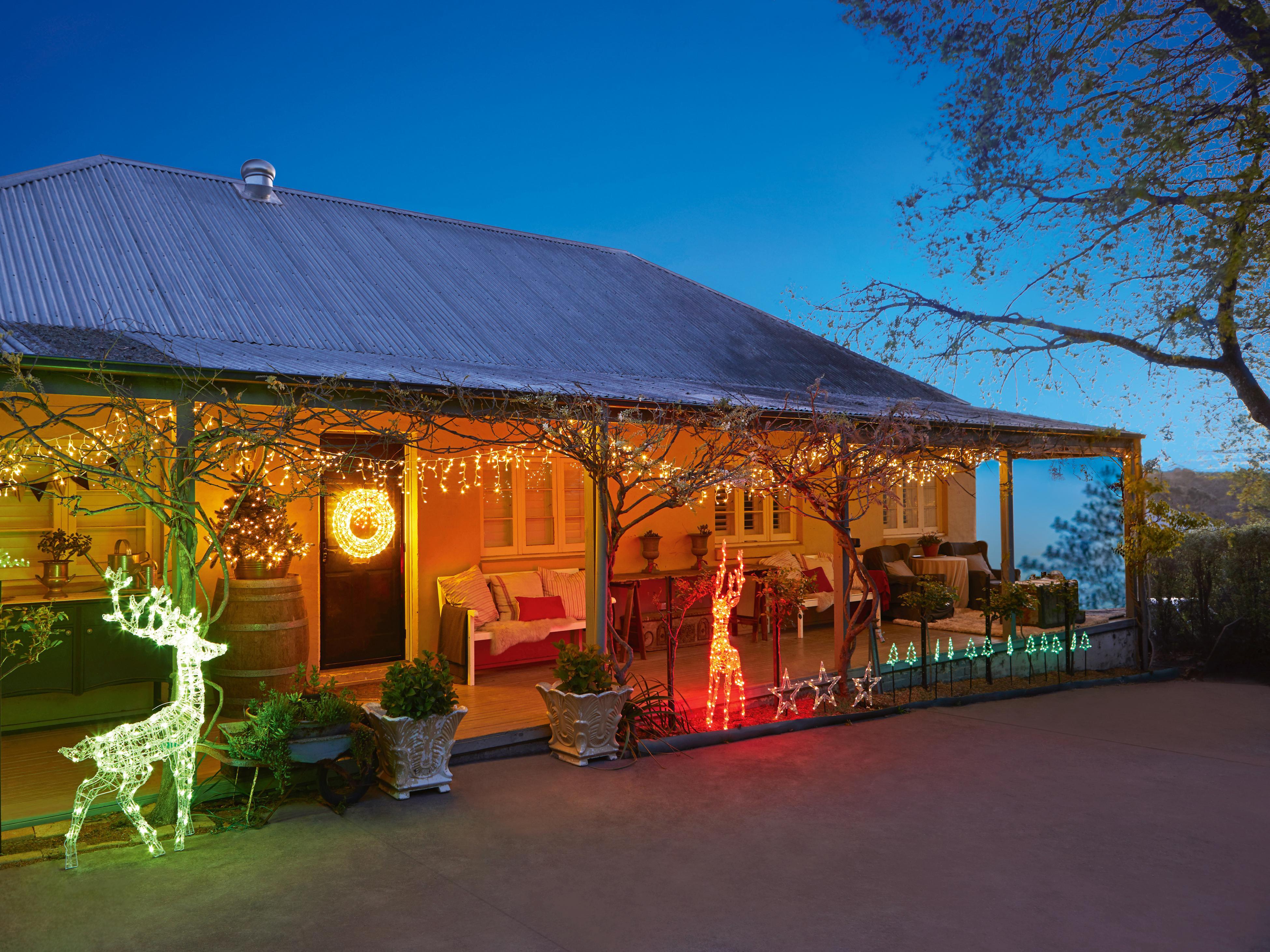 Solar christmas store lights bunnings