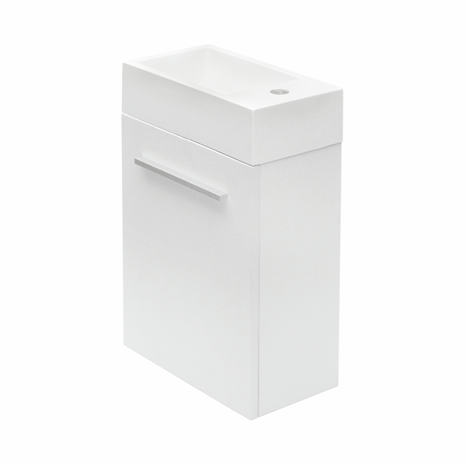 Mondella 400mm White Rococo Wall Hung Vanity With Basin - Bunnings ...