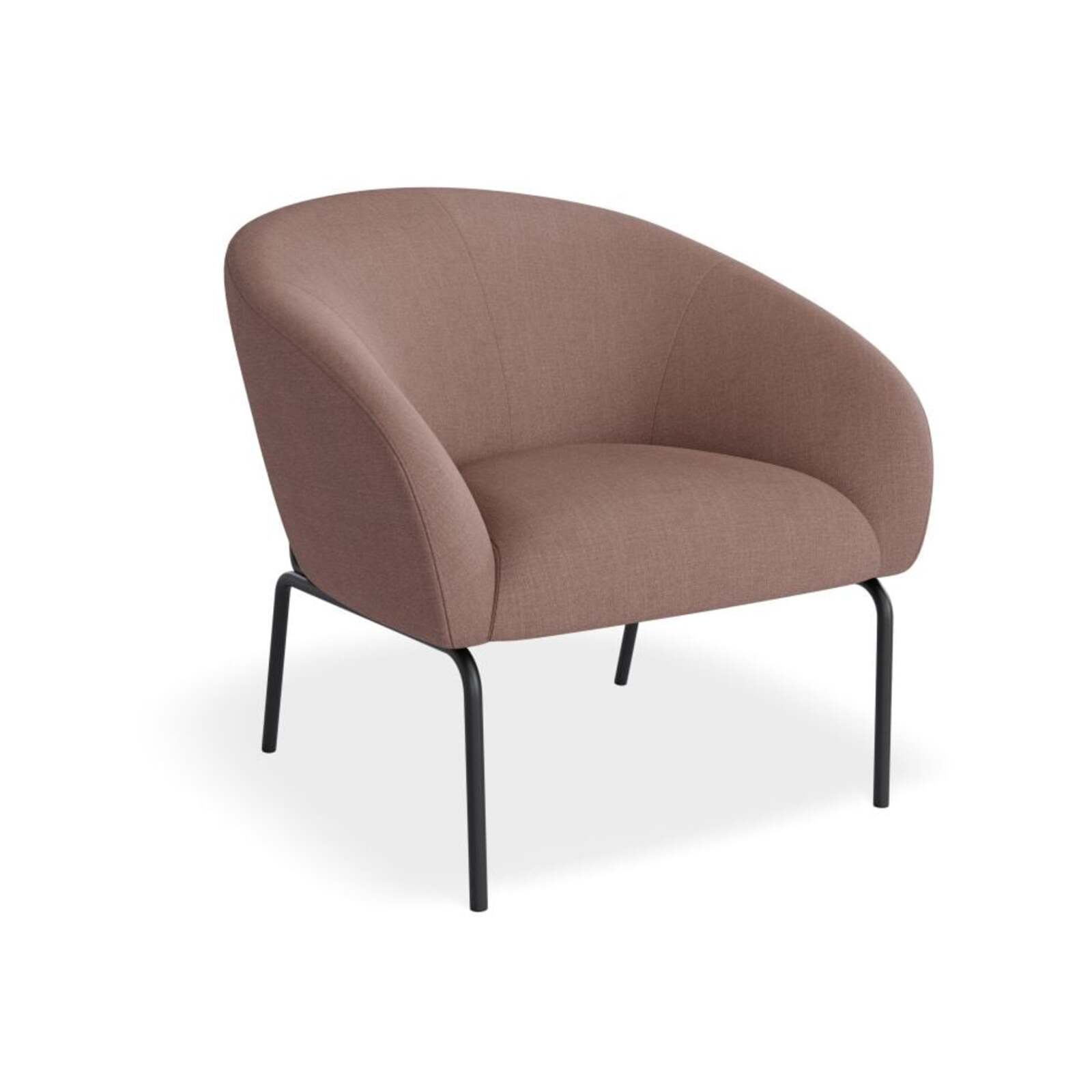 Solace Blush Pink Armchair Brushed Matt Gold Legs Bunnings Australia