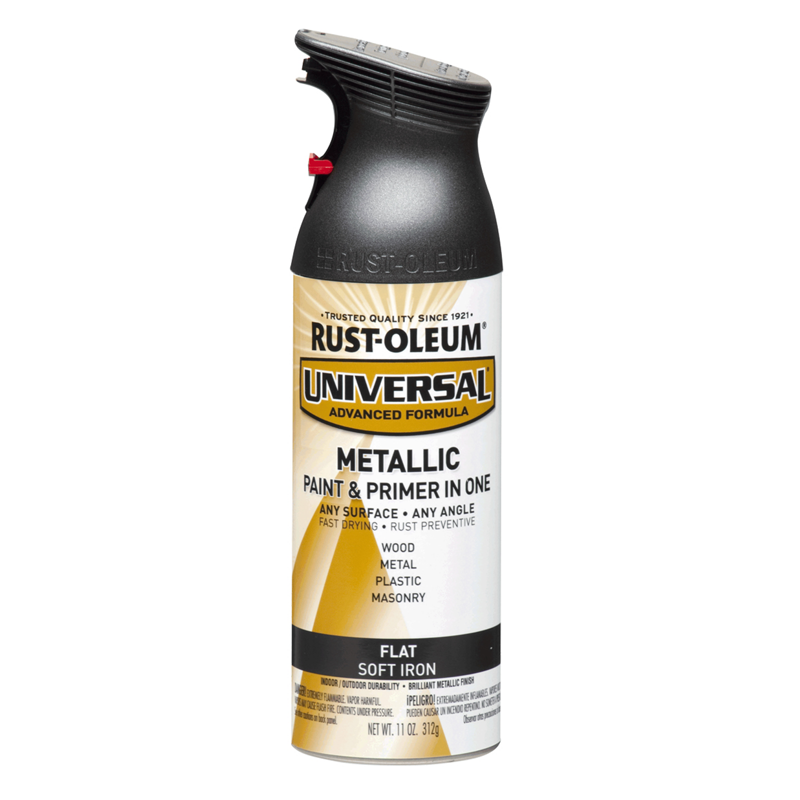 Rust-Oleum 312g Soft Iron Flat Universal Metallic Spray Paint ...