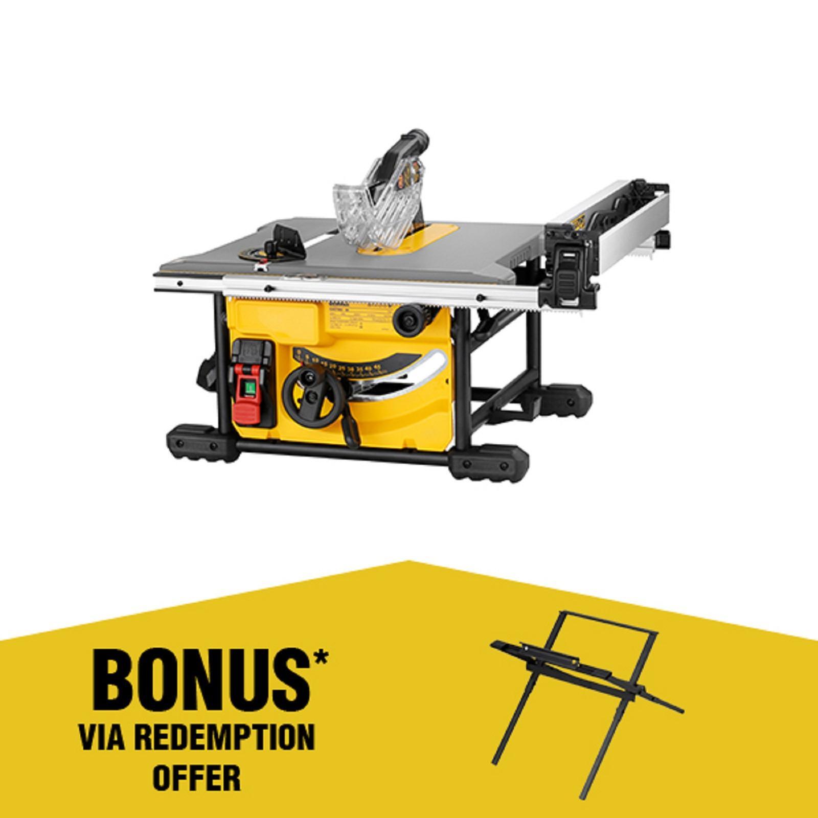 DeWALT 210mm 1850W Table Saw Bunnings Australia