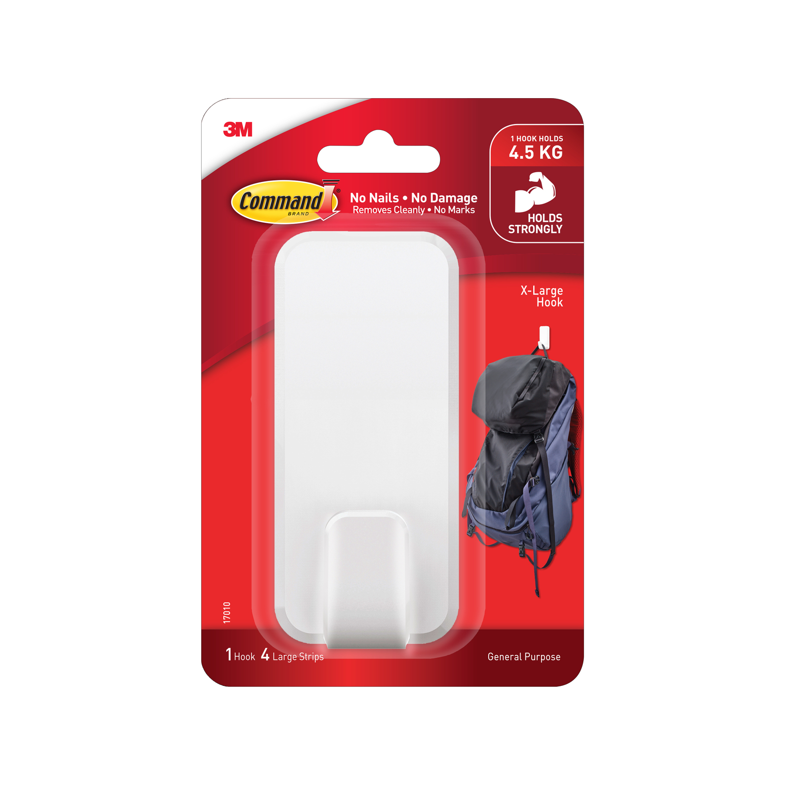 3M Command White XL Utility Hook Bunnings New Zealand