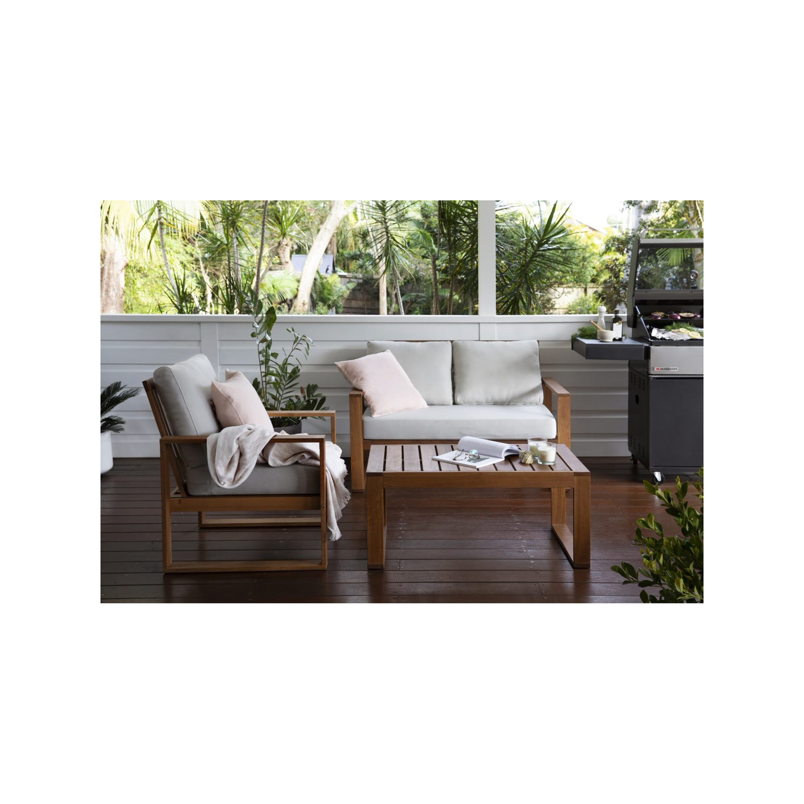 Mimosa Malibu Rectangle Coffee Table - Bunnings Australia