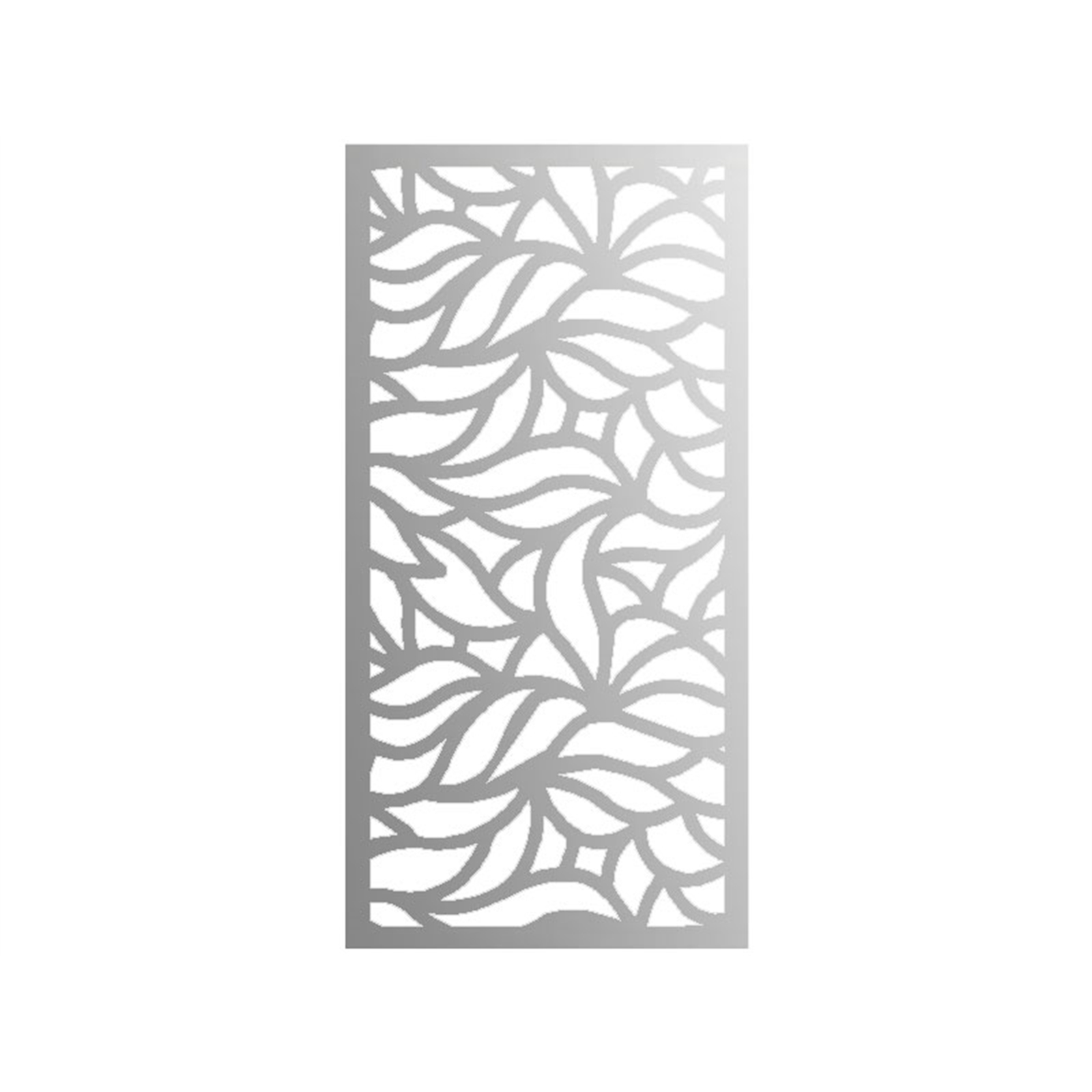 900 x 1200mm ACP Profile 15 Decorative Panel Unframed - Silver Mirror ...