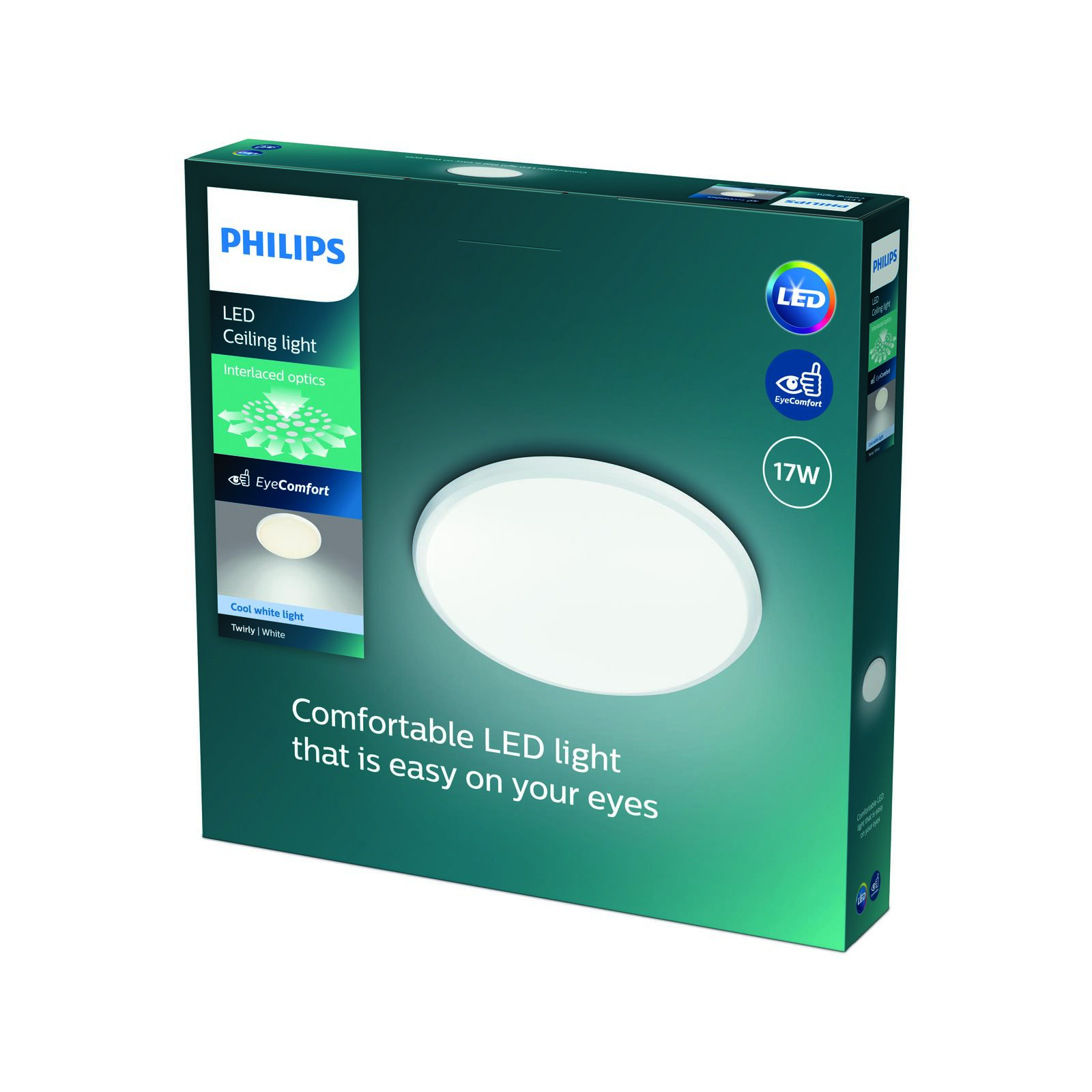 Philips Oyster LED 1700Lm Cool White 17W Bunnings Australia