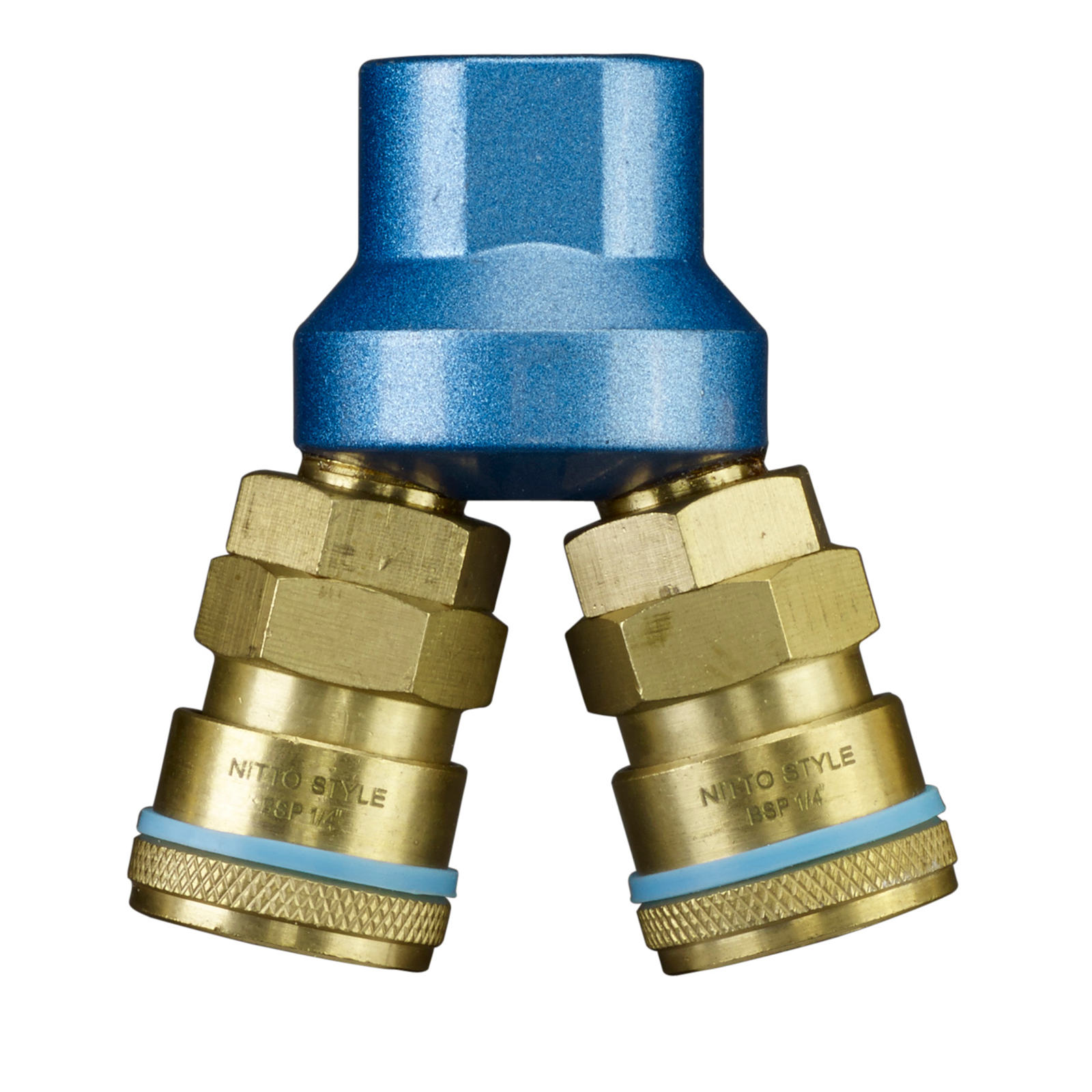 PowerFit Nitto Style 2 Way Splitter Coupler Air Tool Fitting Bunnings