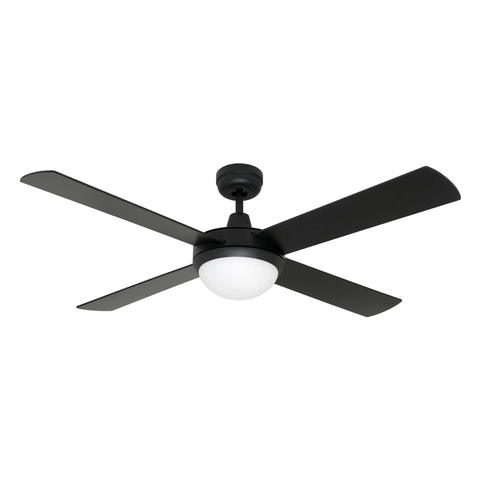 Mercator 130cm Black 4 Blade Grange Ceiling Fan With Light - Bunnings  Australia