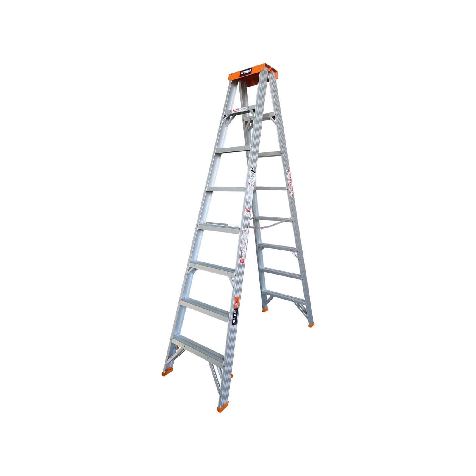 Citeco 2.4m 150kg Industrial Aluminium Double Sided Step Ladder