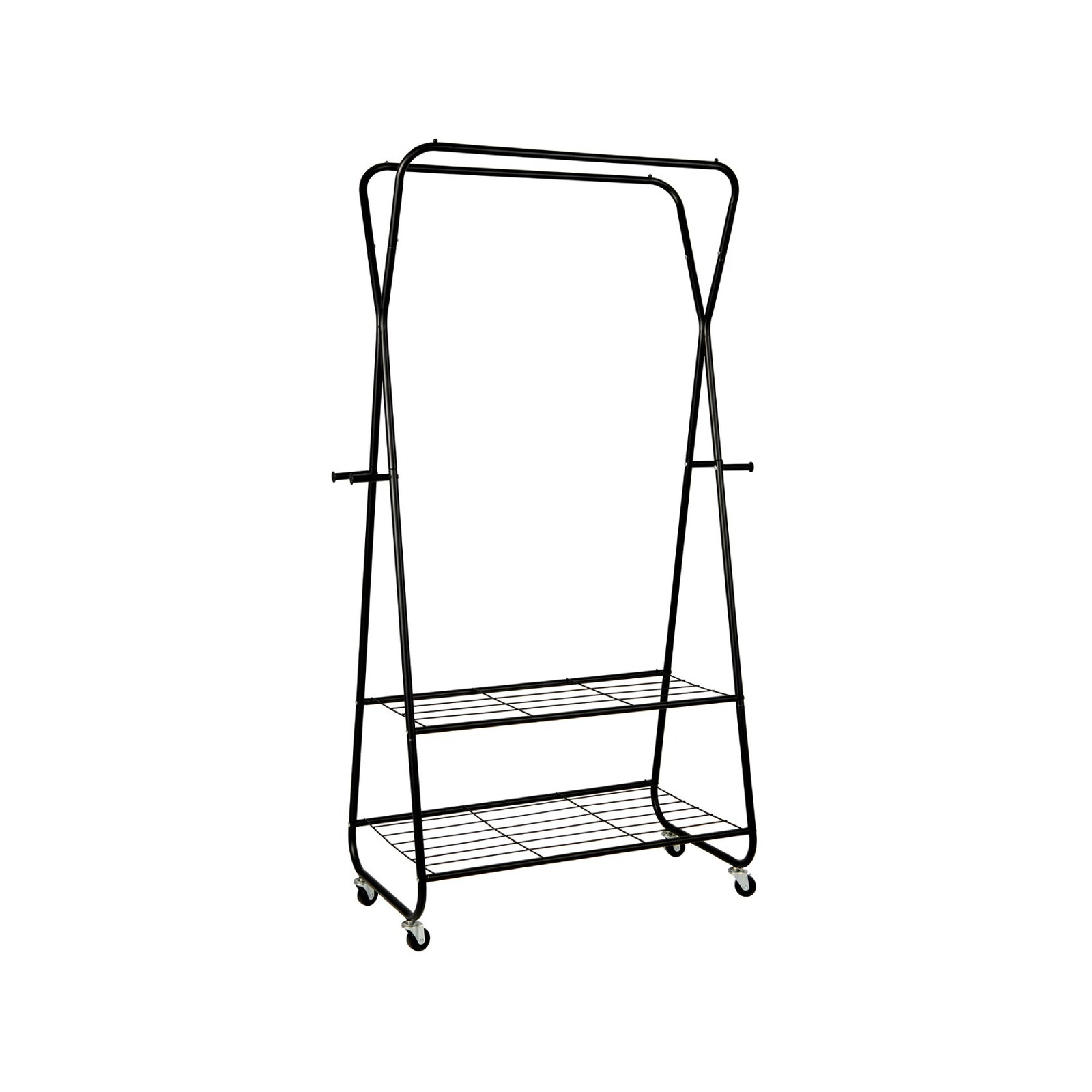 Costway 1.7m Garment Rack Mobile Clothes Drying Rack Bunnings Australia