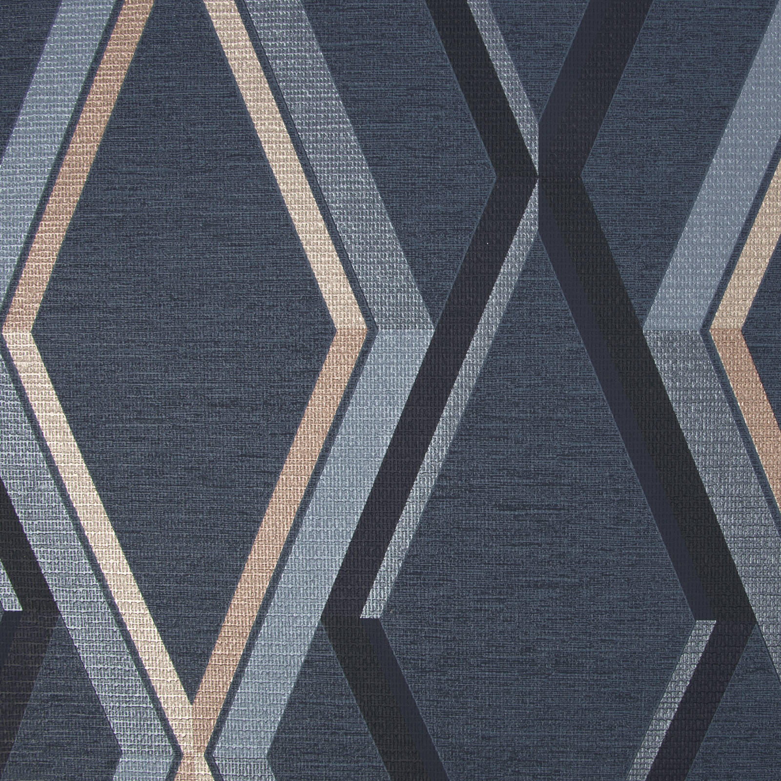 Superfresco Easy 1/2m Prestige Geo Navy Wallpaper Sample Bunnings Australia