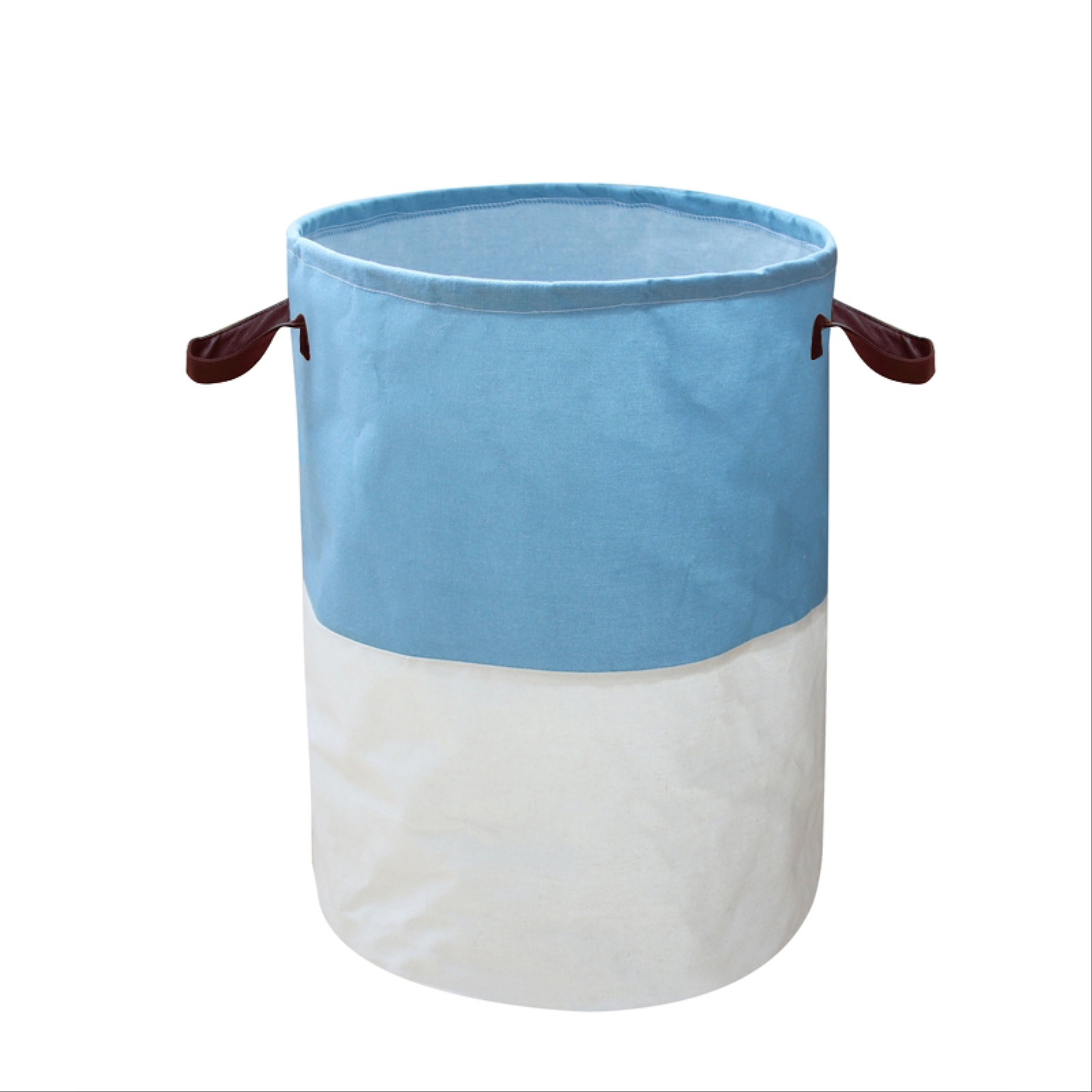 Sunfresh Laundry Hamper 55L Blue / White Bunnings Australia